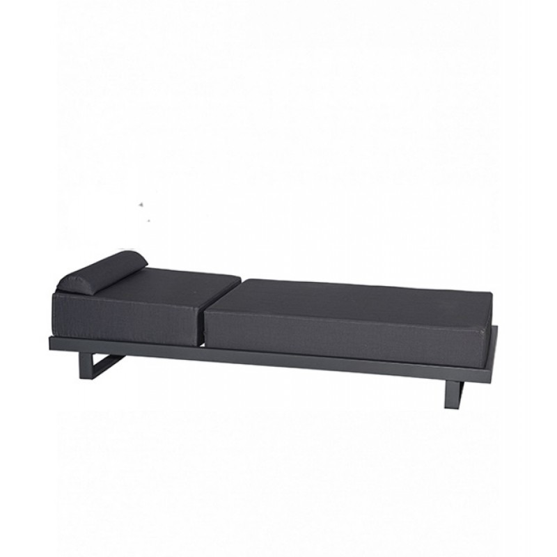 Riviera*  Sun-Lounger Anthracite 198.0000 x 75.0000 x 105.0000