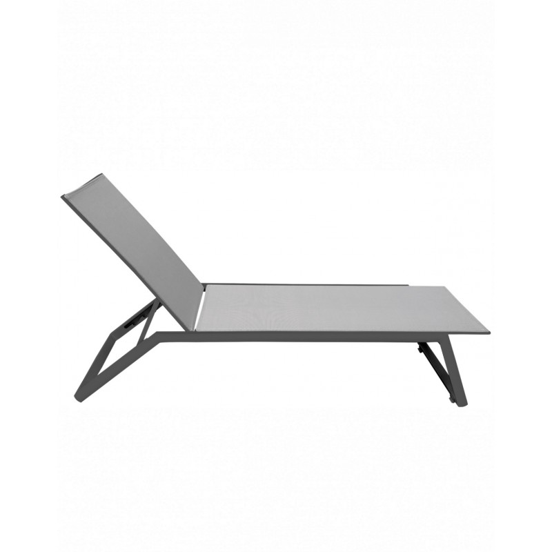 Tulip Sun-Lounger Anthracite 200.0000 x 65.0000 x 33.0000