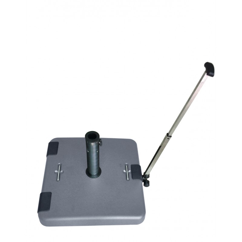 Titan/S-55x55cm, Umbrella Base Grey 55.0000 x 55.0000 x 39.0000