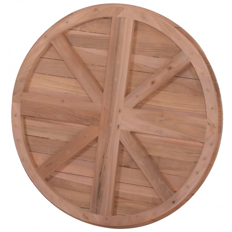 Meza-R70cm Table Top Teak 70.0000 x 70.0000 x 3.0000