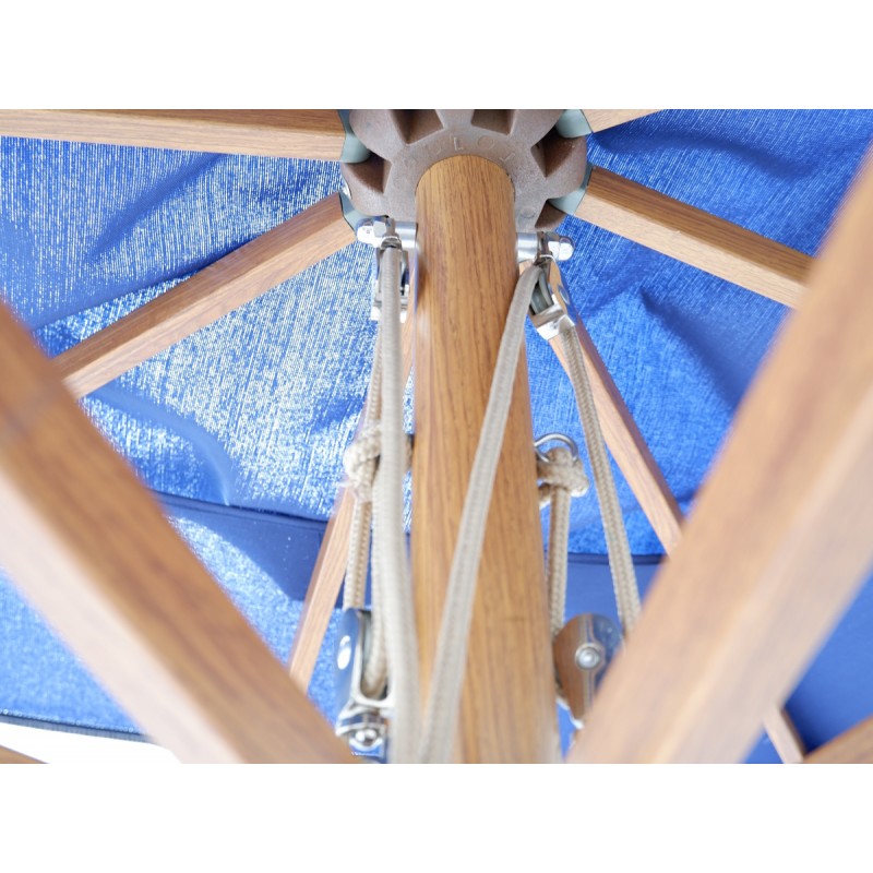 Lugano/SW 230x230cm Aluminum Umbrella Wood Look 230.0000 x 230.0000 x 240.0000