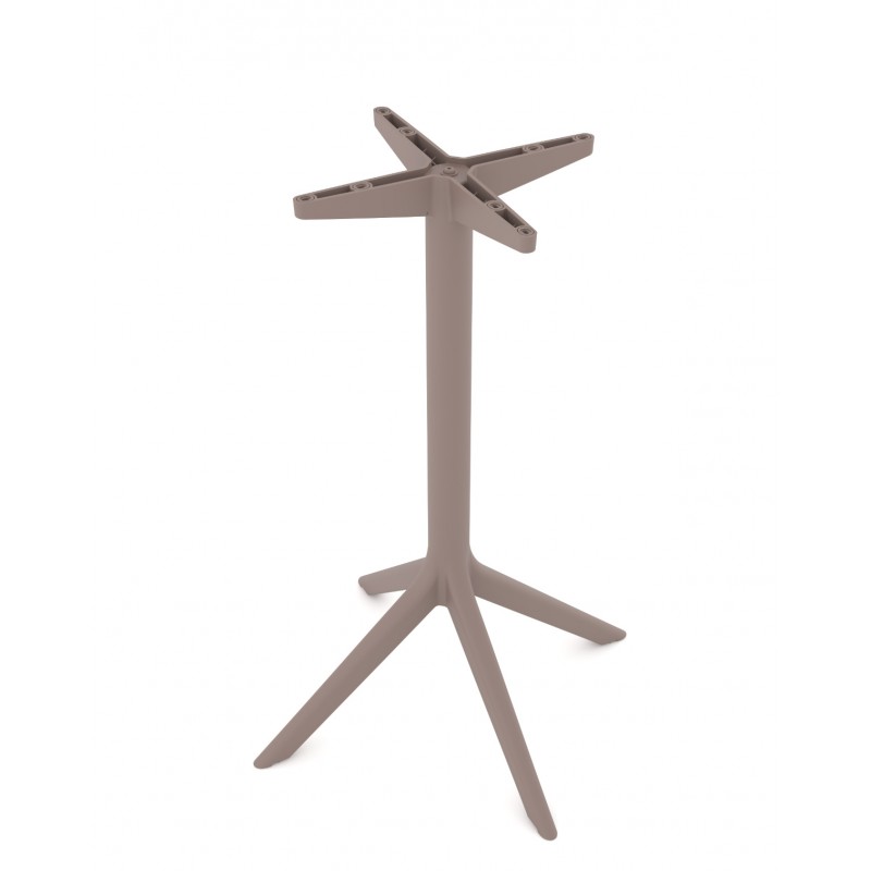 Rita/B-Bar* Resin Table Base Cappuccino 53.0000 x 53.0000 x 103.0000