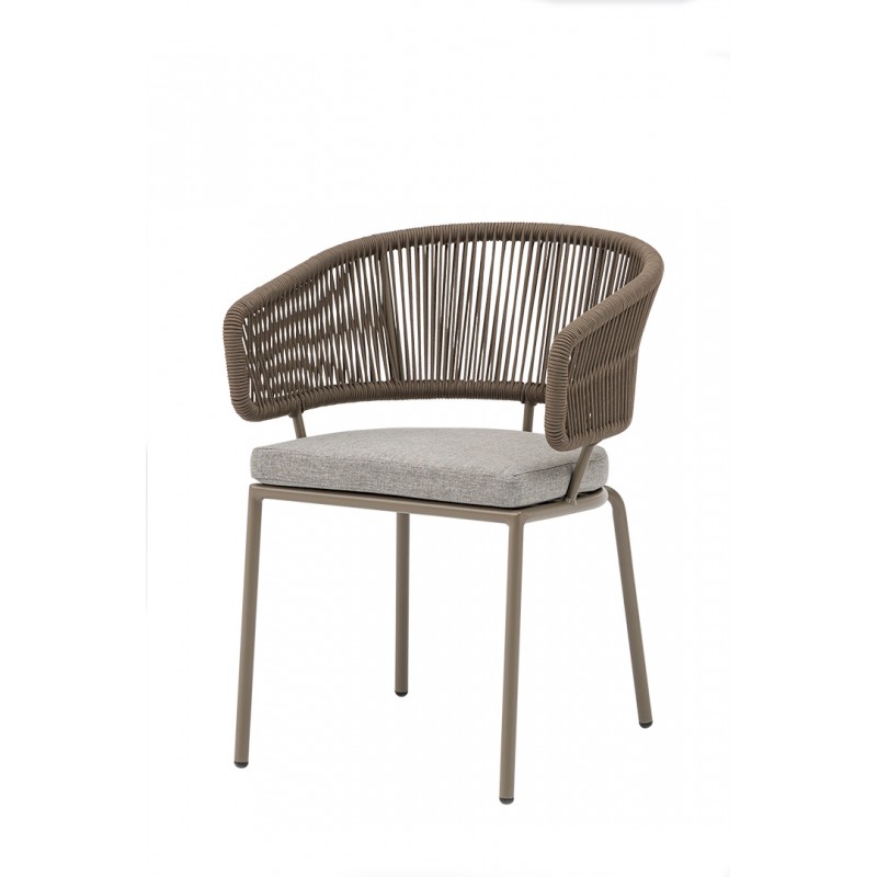 Nancy/P-Taupe Armchair 56.0000 x 57.0000 x 75.0000