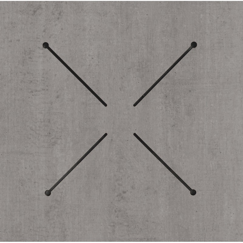 Compact Table Top 59x59cm Rock 59.0000 x 59.0000 x 1.2000