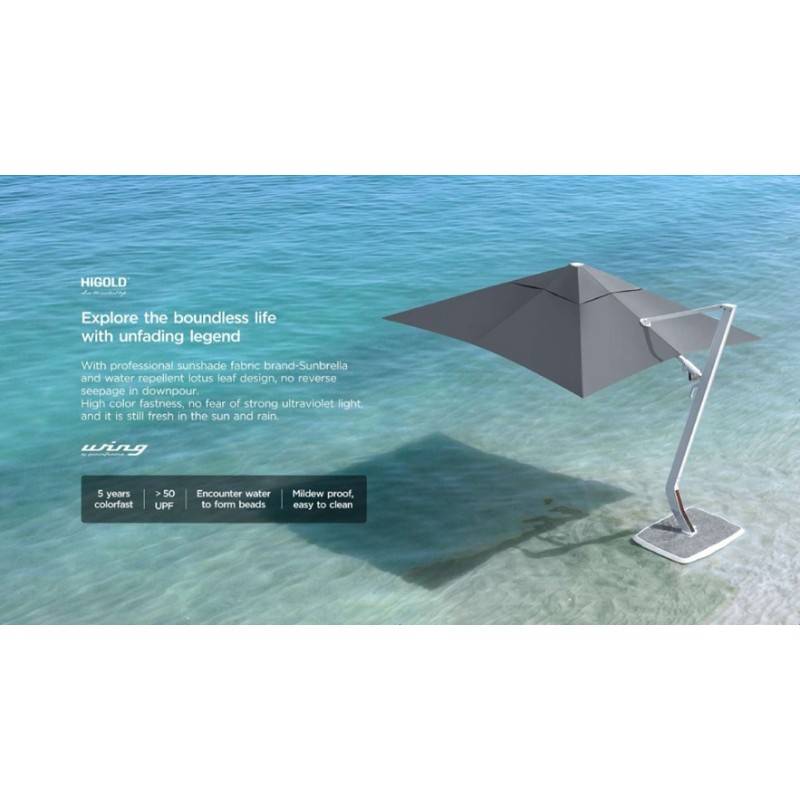 Wing/C-3x3m Corner Umbrella (90020011) 300.0000 x 300.0000 x 276.5000