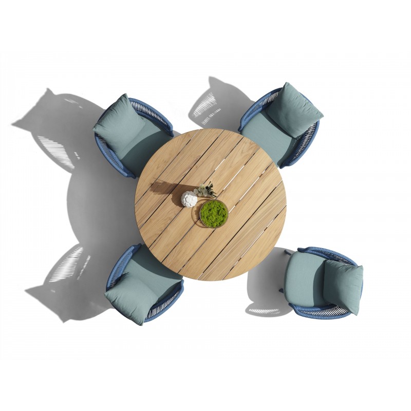 Aio/D5 Blue* Dining Set (205590) 0.0000 x 0.0000 x 0.0000