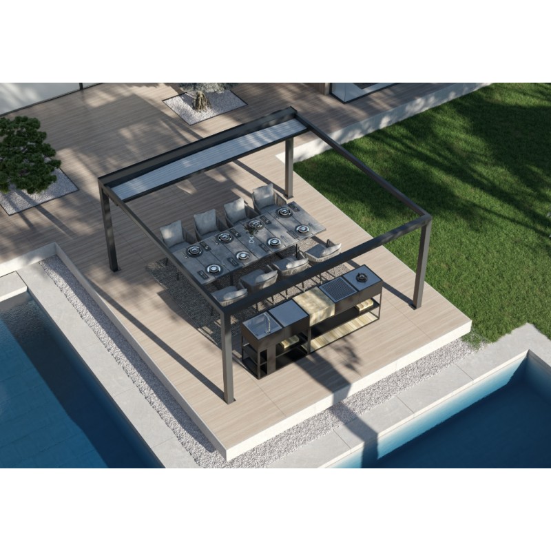 Pergola Keplan-3x4m* Alu. with Motor 400.0000 x 300.0000 x 240.0000