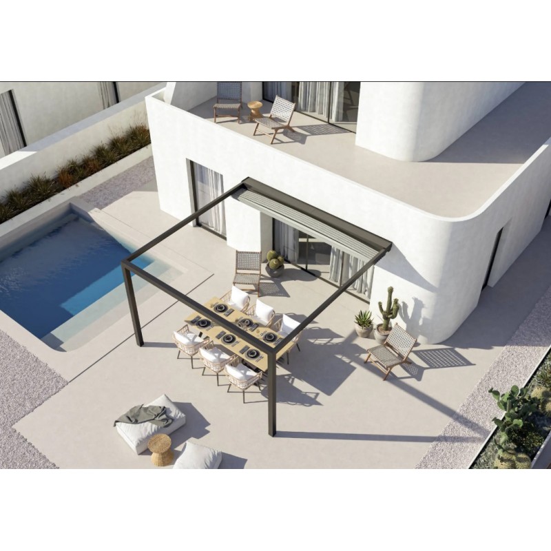 Pergola Keplan/A-3x3m* Alu. with Motor 300.0000 x 300.0000 x 240.0000