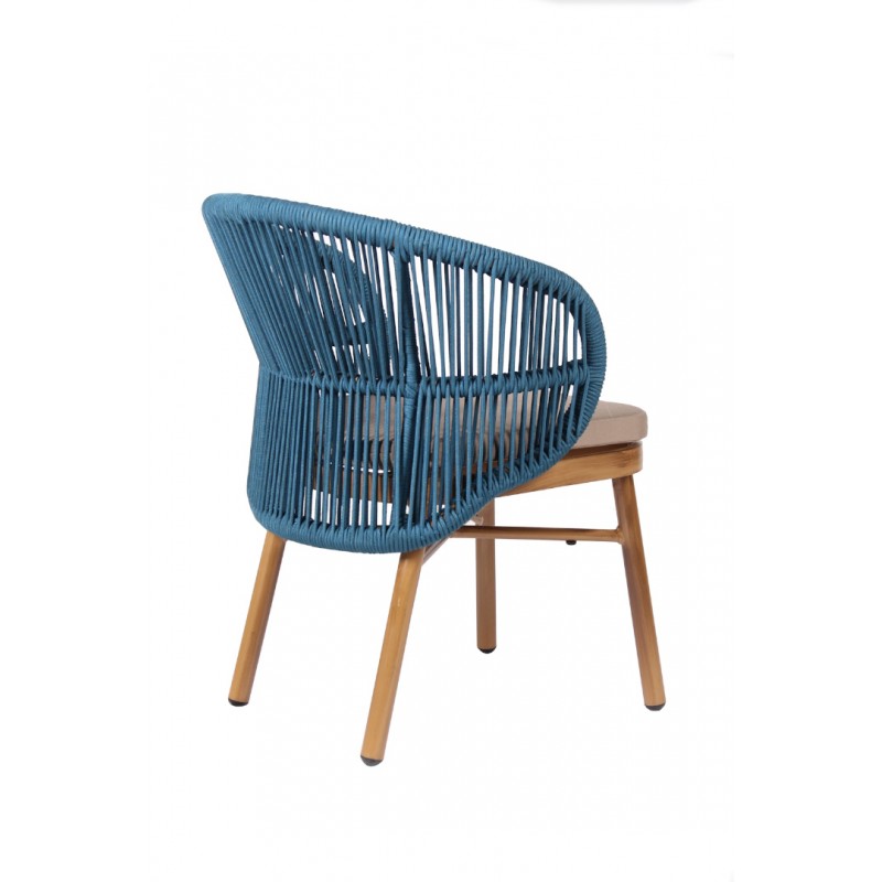 Global/P Blue, Armchair 64.0000 x 60.0000 x 76.5000