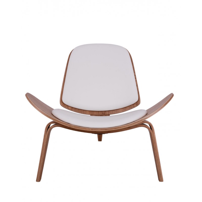 Superior/Natural* Lounge Armchair White 83.0000 x 89.0000 x 76.0000