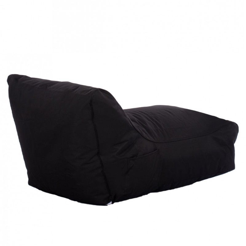 Bloom* Pouf Black 106.0000 x 70.0000 x 61.0000