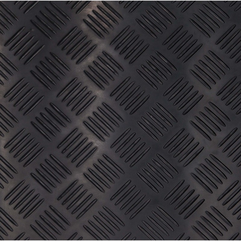 ΔΑΠΕΔΟ ΚΑΟΥΤΣΟΥΚ 9005 3mm CHECKER ΛΑΜΑΡΙΝΑ 1Μ NewPlan