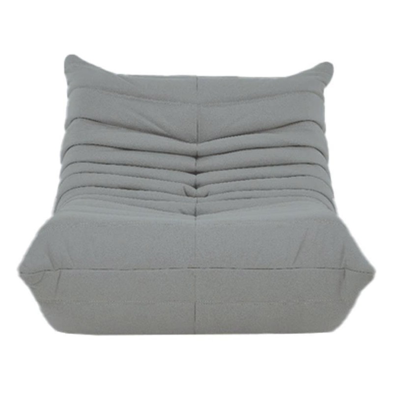 Πολυθρόνα Nextdeco Togo Alcantara ανοιχτό γκρί Y70x103x85εκ