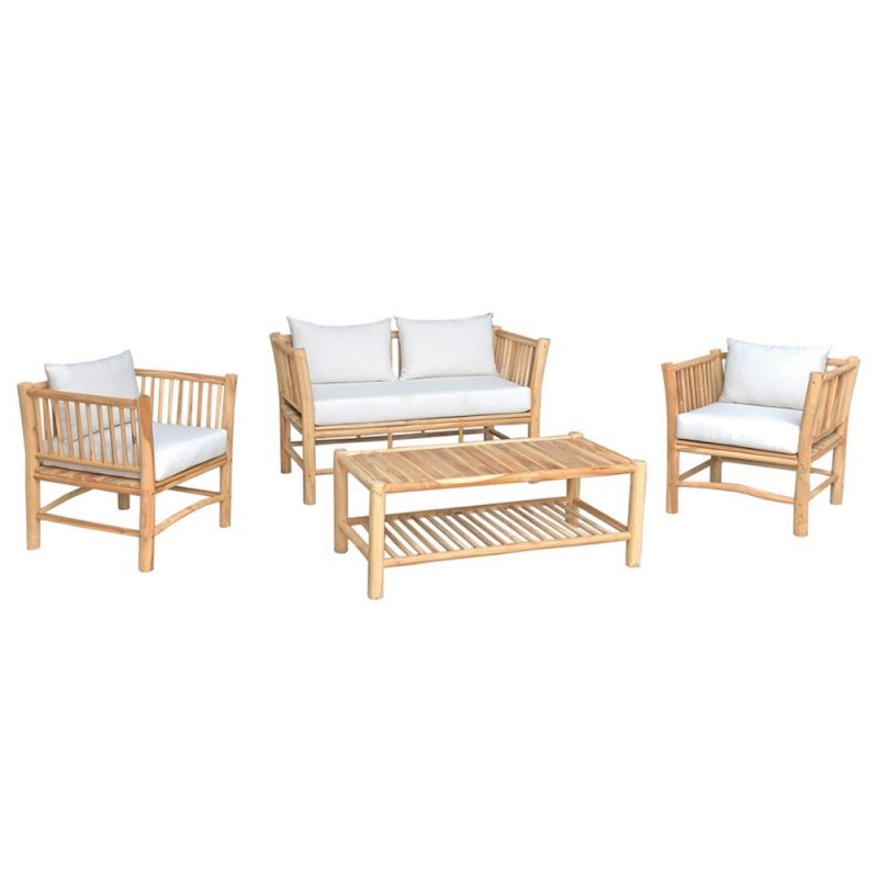 Σετ κήπου Nextdeco Leilani με διθέσιο καναπέ από ξύλο teak