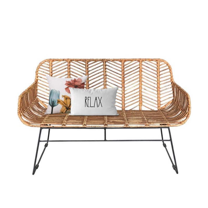 Παγκάκι Nextdeco Kalani από rattan Υ77x112x63εκ.