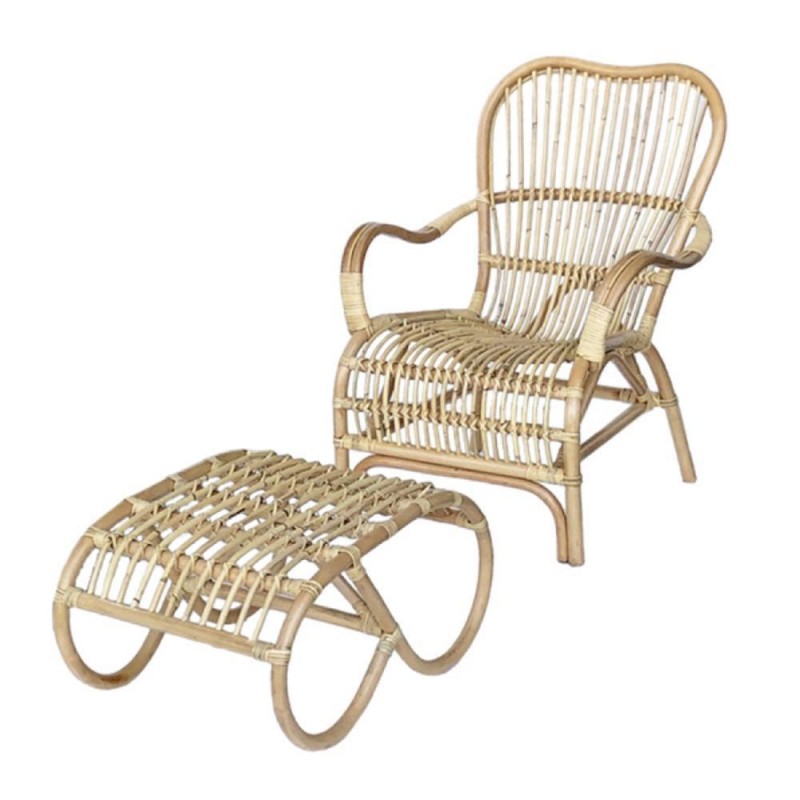 Πολυθρόνα Nextdeco Akela από rattan Υ87x80x65εκ.