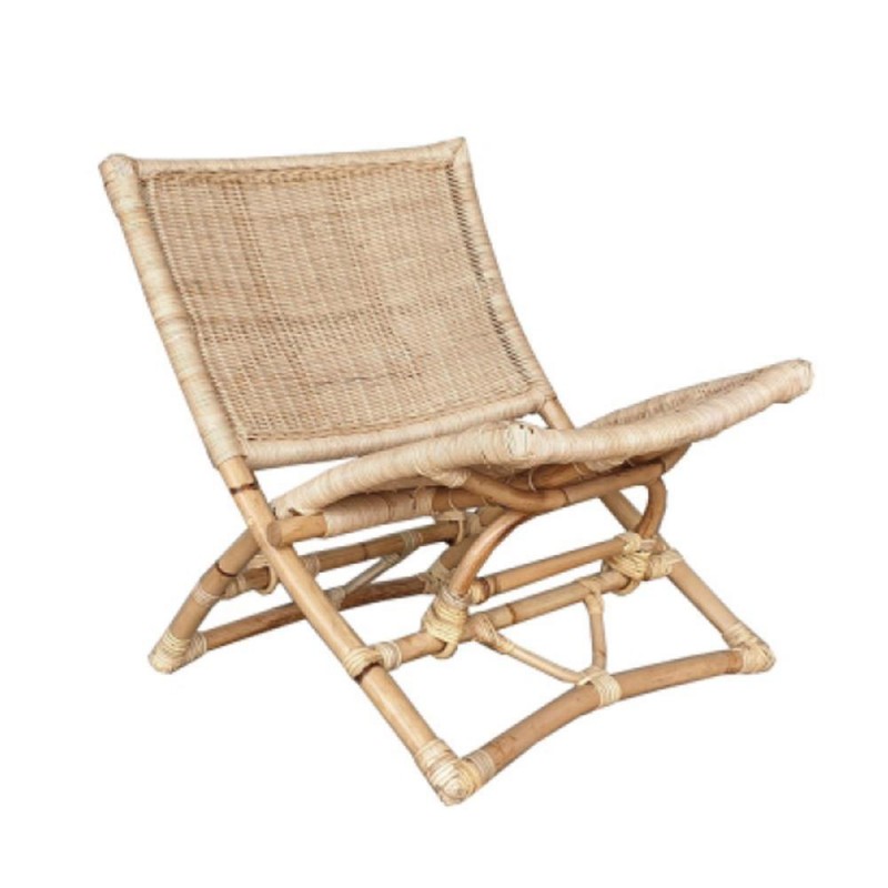 Καρέκλα παραλίας Nextdeco Kailua από rattan Υ60x50x41εκ.