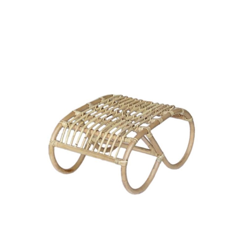 Υποπόδιο Nextdeco Akela από rattan