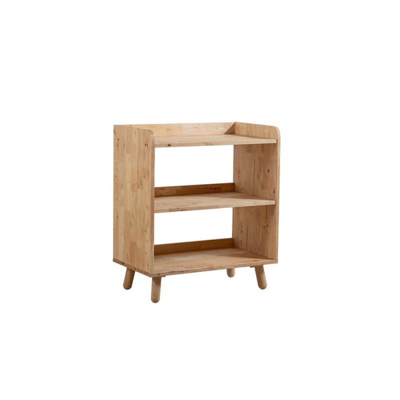 Ραφιέρα Nextdeco Natural μασίφ ξύλο Υ80x70x40εκ.