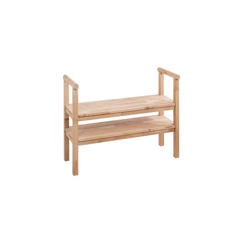 Παπουτσοθήκη Nextdeco Natural μασίφ ξύλο Υ70,5x90x34εκ.