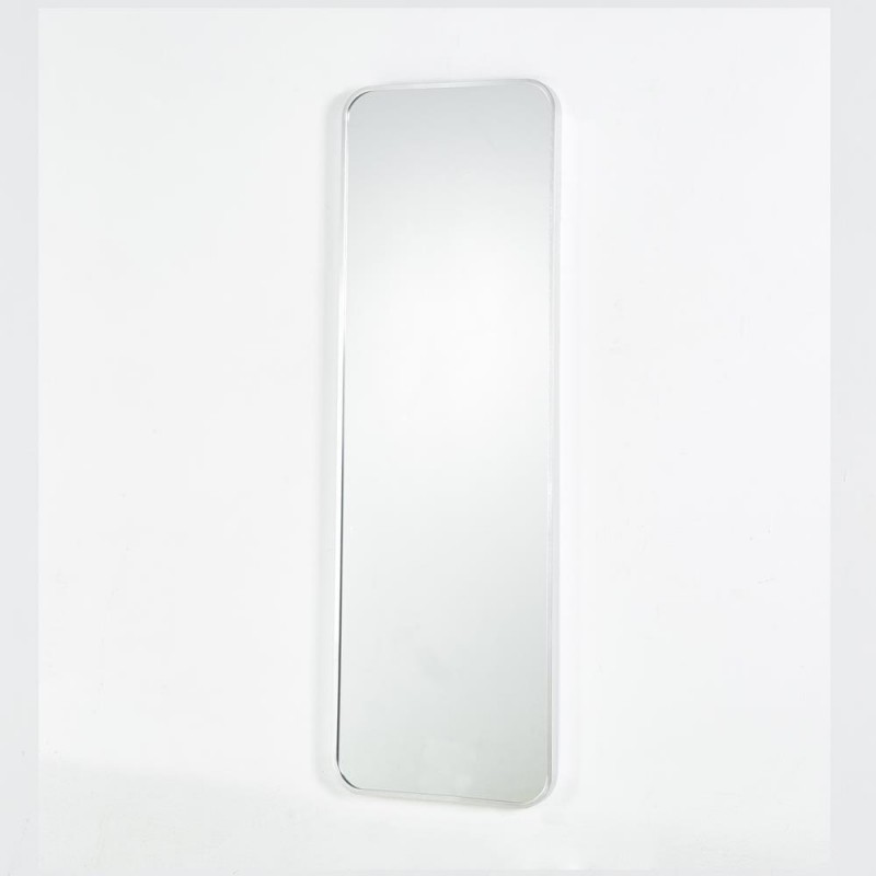Nextdeco καθρέφτης επιτοίχιος ορθογώνιος 40x120εκ. με ασημένιο μεταλλικό πλαίσιο