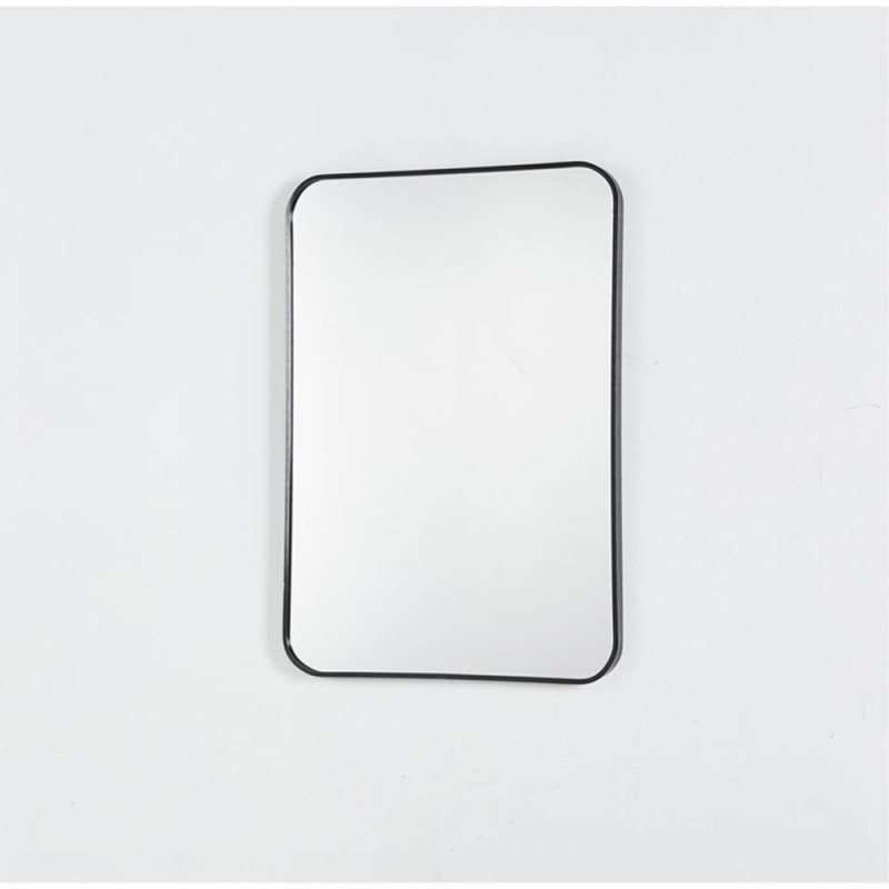 Nextdeco καθρέφτης επιτοίχιος ορθογώνιος 50x70εκ. με μαύρο μεταλλικό πλαίσιο