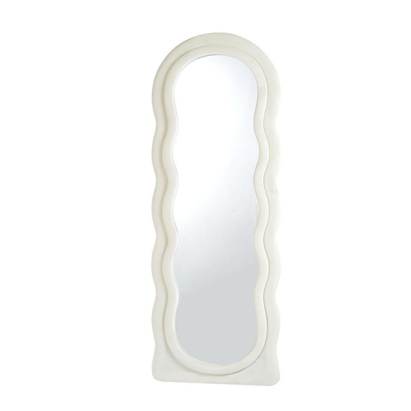 Καθρέφτης ολόσωμος Nextdeco λευκός βελούδινο πλαίσιο 60x160εκ.