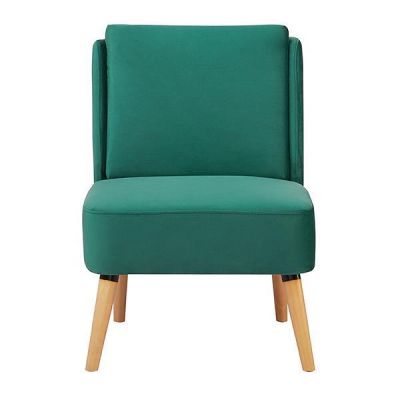 London πολυθρόνα πράσινη Υ82x61x75εκ.