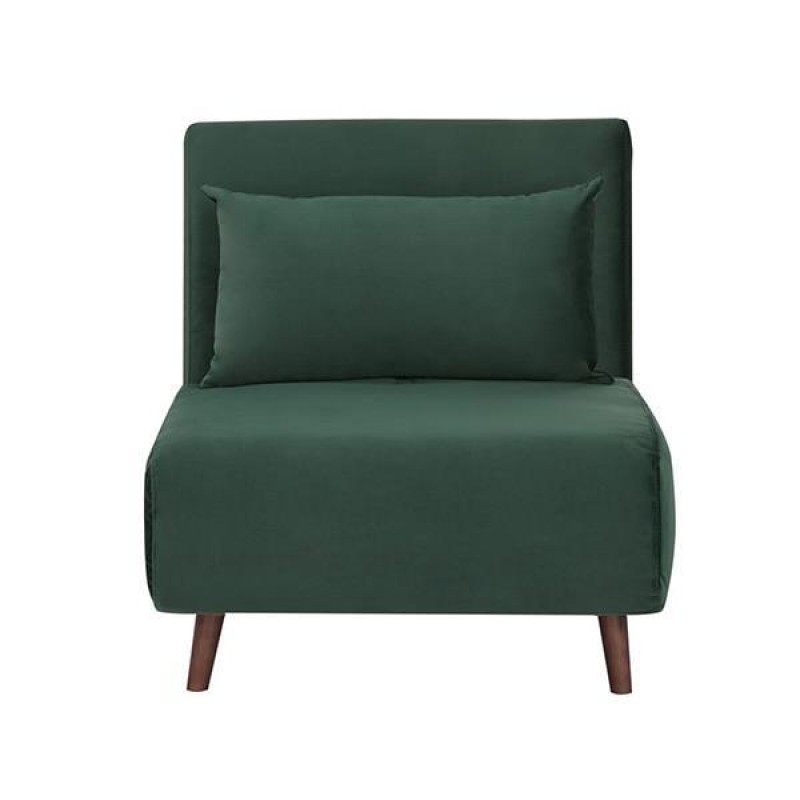 Stockholm πολυθρόνα-κρεβάτι πράσινη Υ90x76x81εκ.