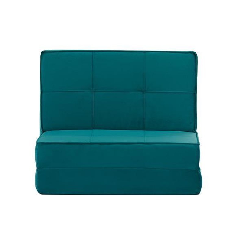 Flex πολυθρόνα-κρεβάτι πετρόλ  Υ62x74x80εκ.