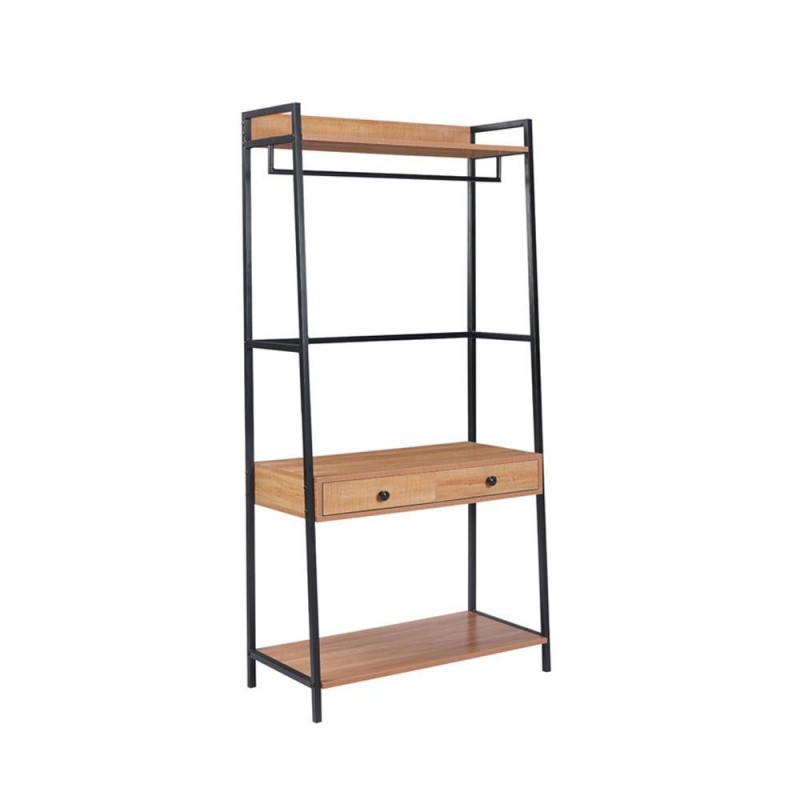 Κρεμάστρα οργάνωσης ρούχων Nextdeco με δύο συρτάρια Υ169x84x40εκ.