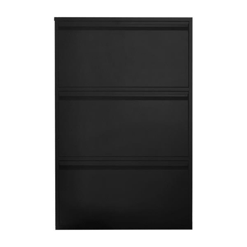 Nextdeco παπουτσοθήκη μαύρη μεταλλική με 3 τμήματα Υ103,5x65,5x15,5εκ. Nextdeco παπουτσοθήκη μαύρη μεταλλική με 3 τμήματα Υ103,5x65,5x15,5εκ.