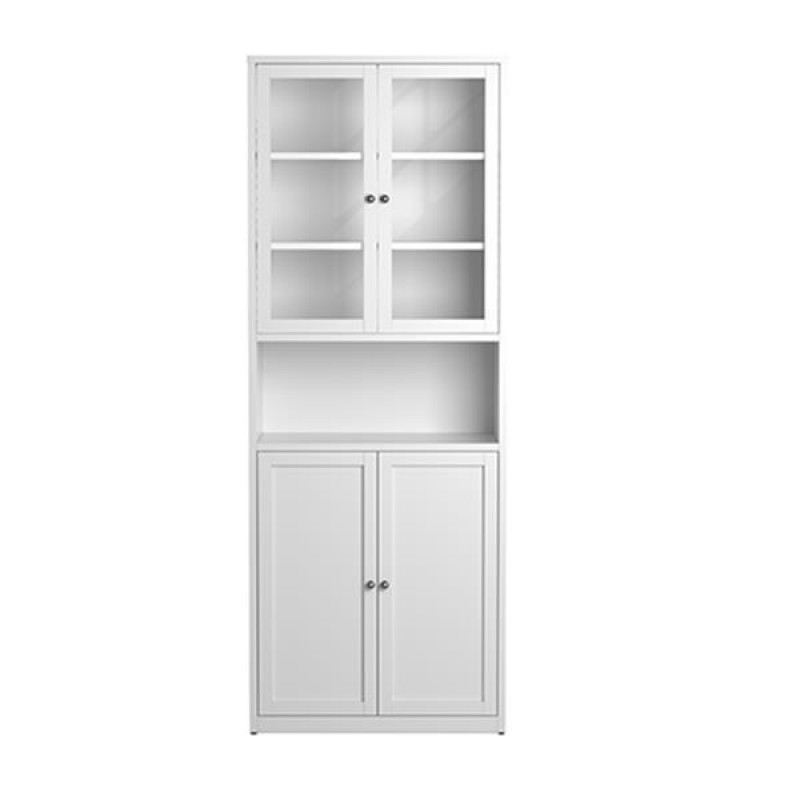 Nextdeco ντουλάπα λευκή μεταλλική Υ200x80x35εκ.