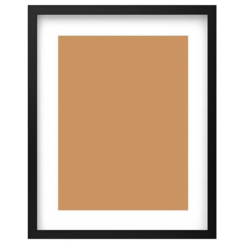 Κορνίζα τοίχου ξύλινη μαύρη με ακρυλικό τζάμι Υ40x30εκ.