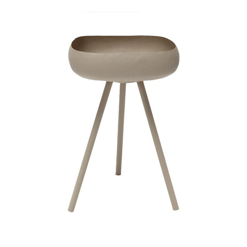 Τραπεζάκι μεταλλικό Nextdeoc γκρι Y47xØ32εκ.