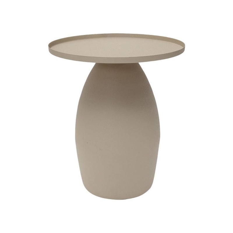 Τραπεζάκι μεταλλικό Nextdeco γκρι Y48xØ40εκ.