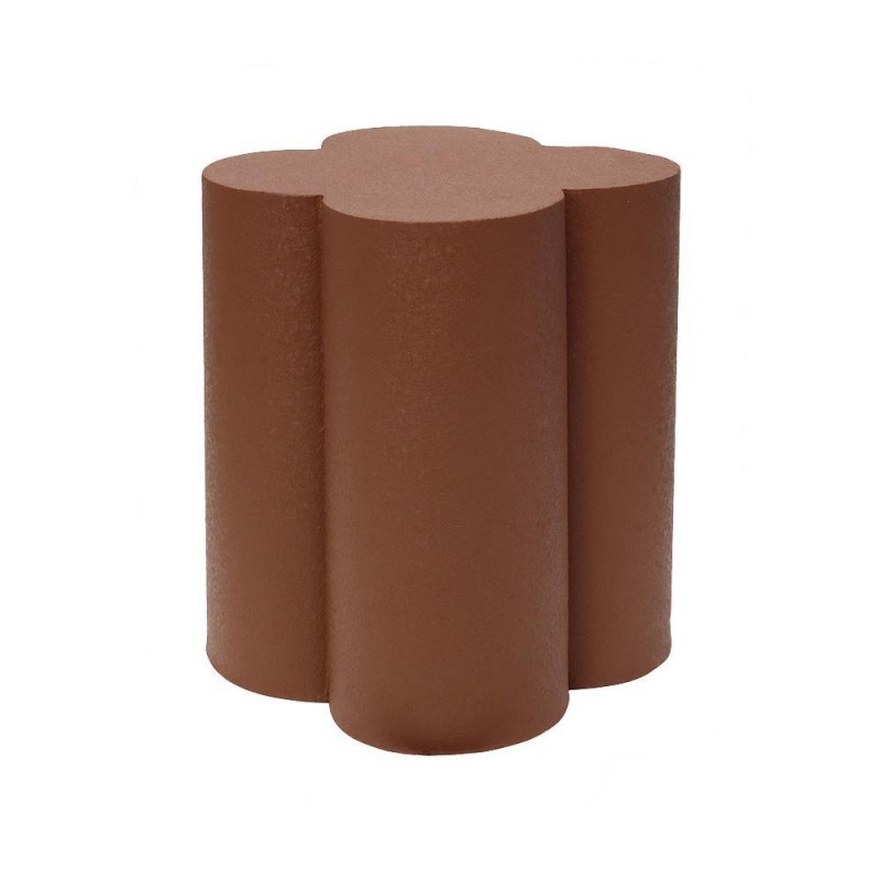 Σκαμπό μεταλλικό Nextdeco καφέ Y40x37x37εκ.