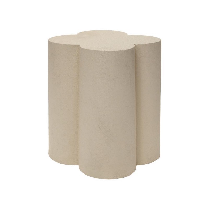 Σκαμπό μεταλλικό Nextdeco μπεζ Y40x37x37εκ.