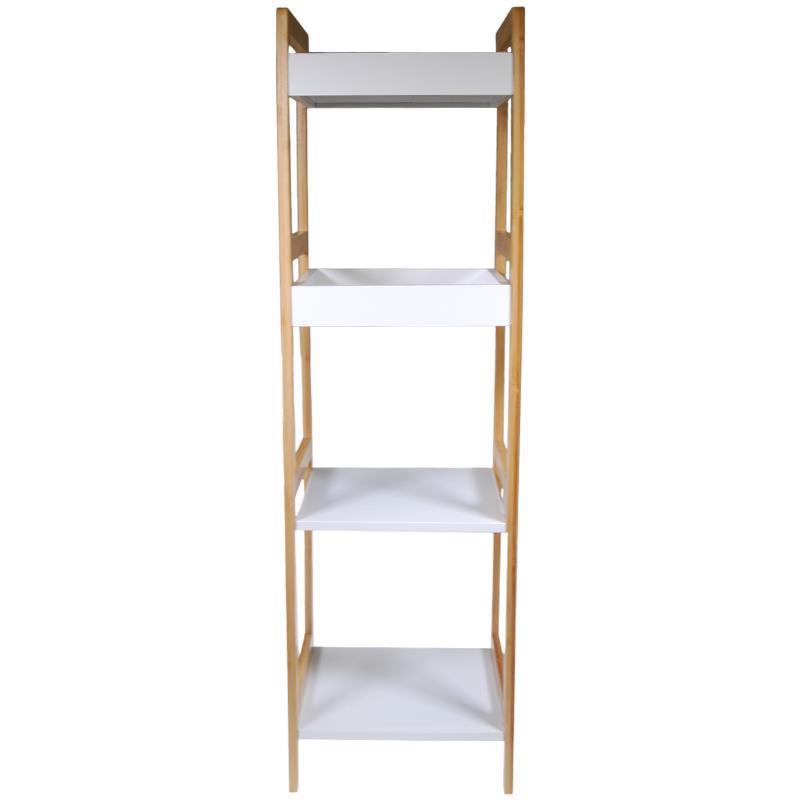 Ραφιέρα οργάνωσης ξύλινη με 4 ράφια Υ100x30x29εκ.