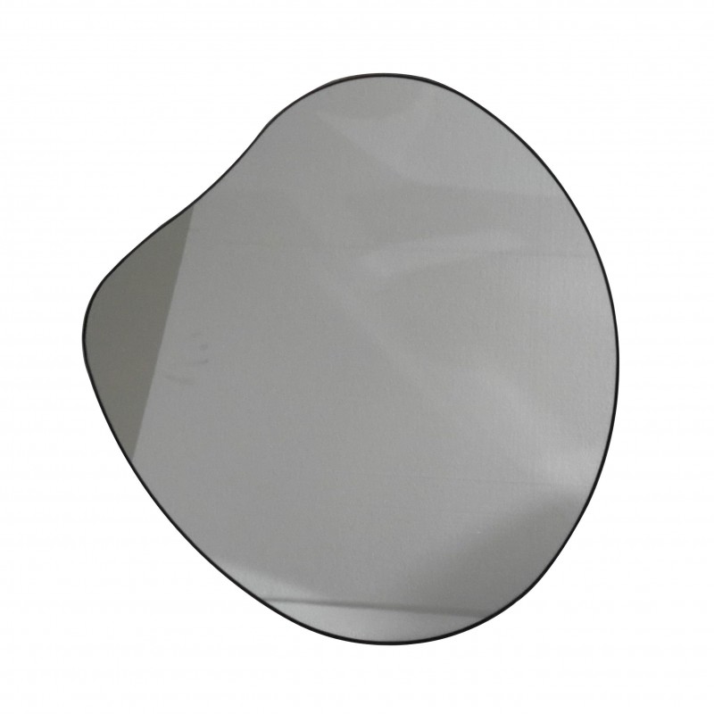 Nextdeco καθρέφτης επιτοίχιος 70x80εκ., με μαύρο πλαίσιο