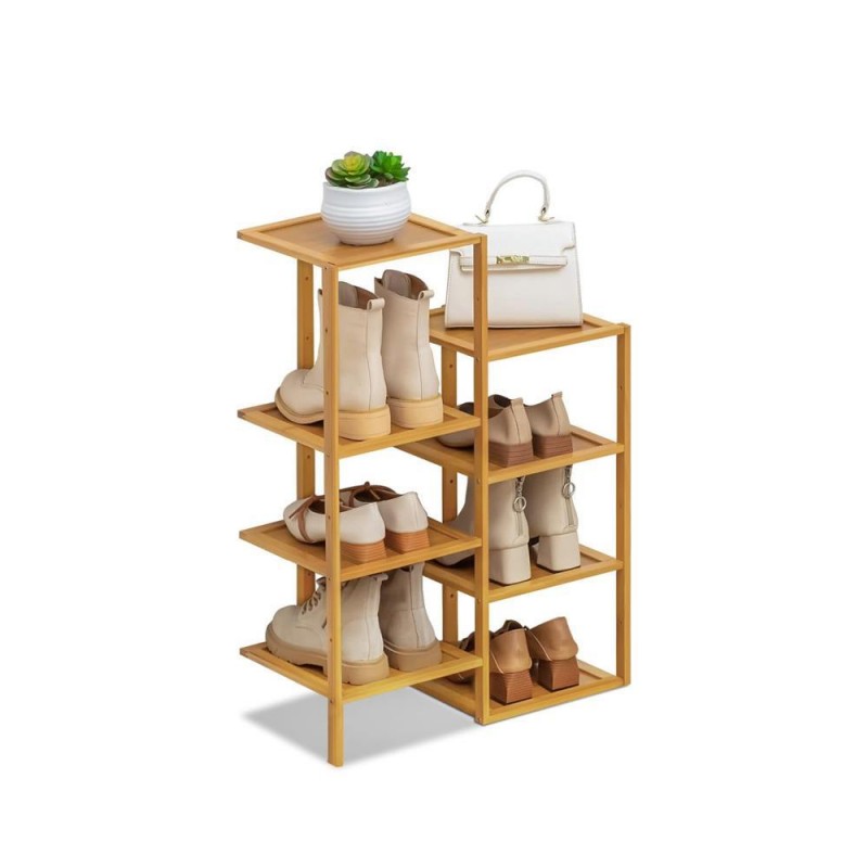 Διπλή παπουτσοθήκη Nextdeco από μπαμπού 8 θέσεων Υ73x52x25εκ. Διπλή παπουτσοθήκη Nextdeco από μπαμπού 8 θέσεων Υ73x52x25εκ.