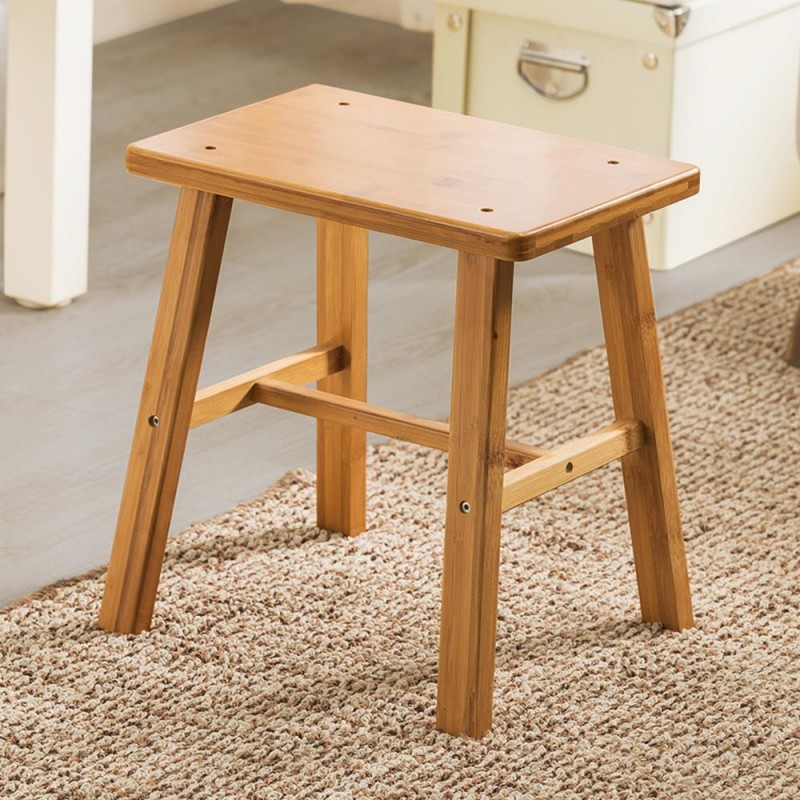 Σκαμπό Nextdeco από μπαμπού Υ30xΜ28xΠ23εκ.