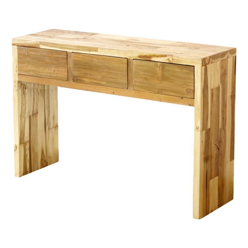 Κονσόλα Nextdeco μασίφ ξύλο teak με συρτάρι Υ80×120×35εκ.