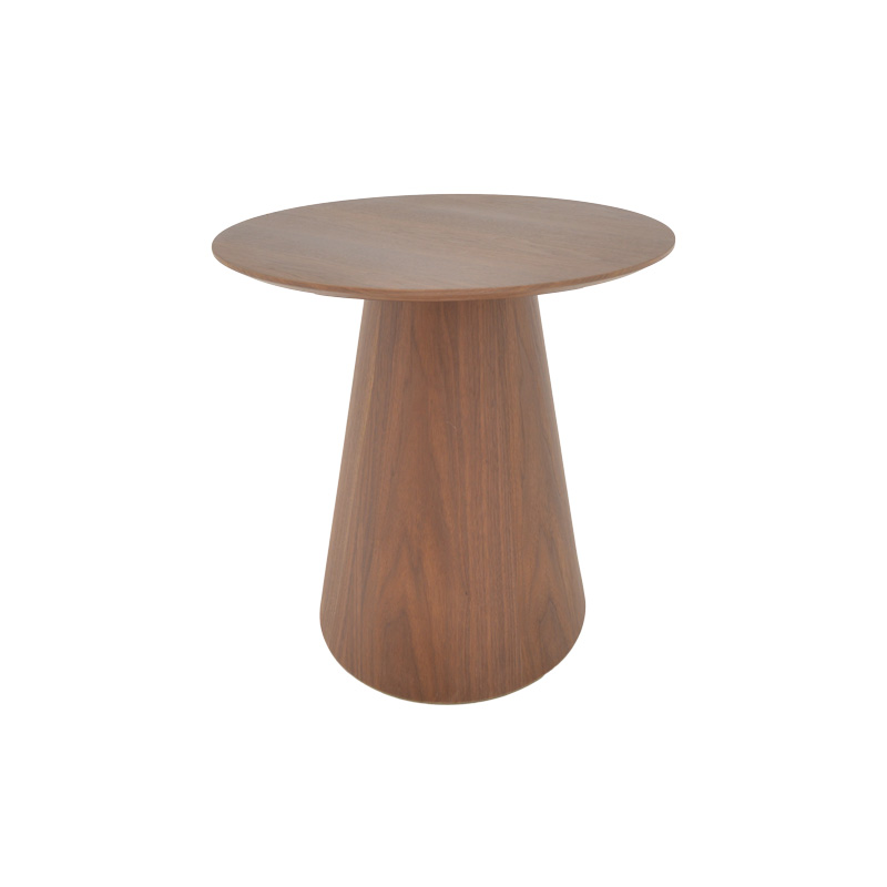 Τραπέζι Σαλονιού Donda Pakoworld Mdf-Μέταλλο Σε Καρυδί Απόχρωση Φ60X46Εκ