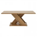 Τραπέζι Σαλονιού Solange Pakoworld Χρώμα Sonoma 110X55X47.5Εκ