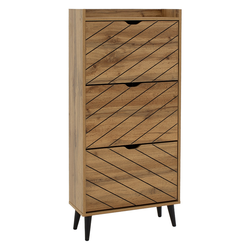 Παπουτσοθήκη Thelma Pakoworld 9 Ζεύγων Sonoma 60X23.8X131.6Εκ