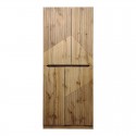 Παπουτσοθήκη-Ντουλάπι Kebell Pakoworld Σε Oak Απόχρωση 71X41.5X180.4Εκ