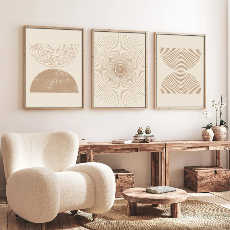 Πίνακας Σε Καμβά Terpen Pakoworld Τρίπτυχος Με Ψηφιακή Εκτύπωση 50X2X70Εκ