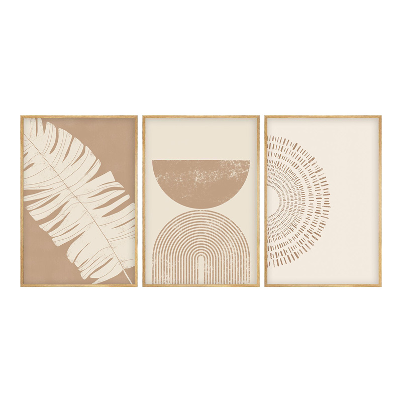 Πίνακας Σε Καμβά Terpen I Pakoworld Τρίπτυχος Με Ψηφιακή Εκτύπωση 50X2X70Εκ