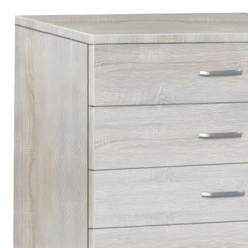 Συρταριέρα Gioko Pakoworld Με 5 Συρτάρια Σε Φυσική Απόχρωση 80X40X100Εκ